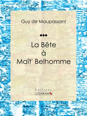 cover image of La Bête à Maît' Belhomme